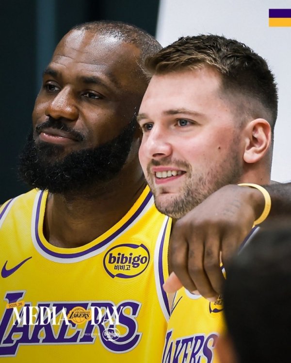 收藏啦！湖人新赛季定妆照出炉 东契奇瘦身&三巨头威武