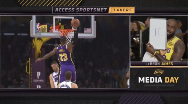 詹姆斯：有些队友说我再也无法隔扣别人 所以我必须秀一下实力