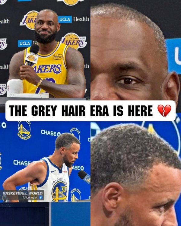 已生白发！美媒：詹&库正在我们眼前老去 而我们还没做