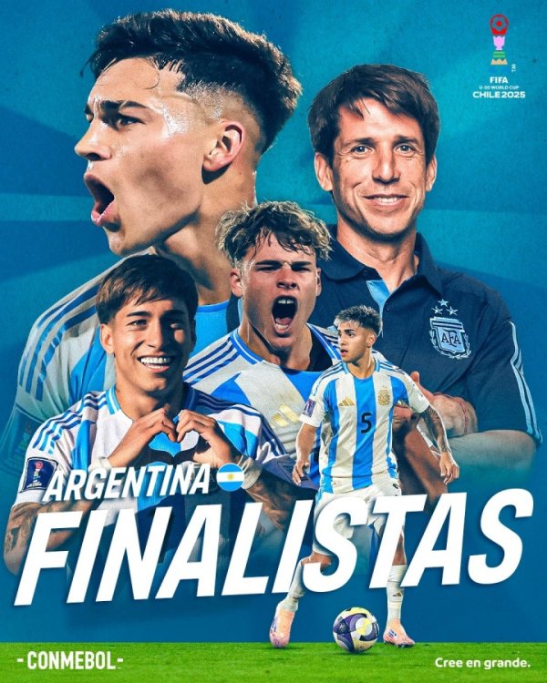 无敌！阿根廷6连胜进世青赛总决赛   狂轰15球仅丢2球 出